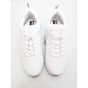 Kirkland Signature Men's Comfort Walker Sneaker, White, 8.5